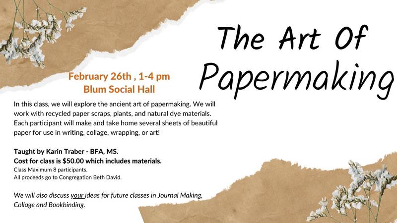 Banner Image for The Art of Paper Making