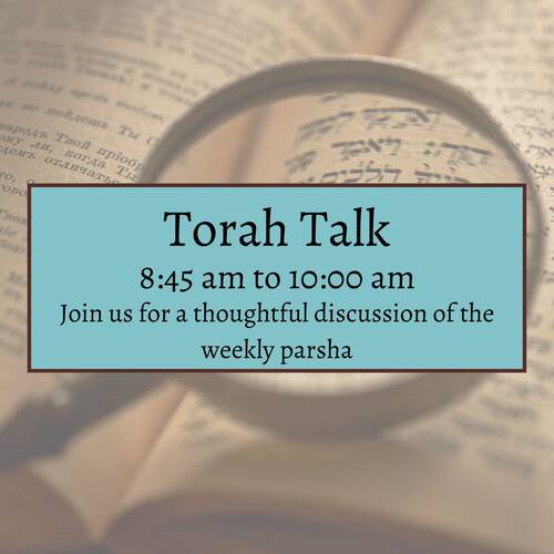 Banner Image for Torah Talk
